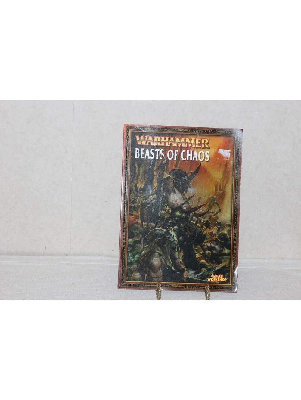 NEW 2003 Warhammer Beasts of Chaos Army Book Games Workshop Softcover Rulebook